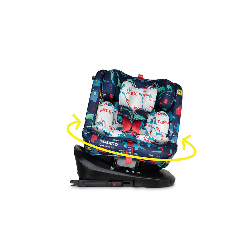 Get Set Gro i-Size 360 Car Seat D is for Dino - Carseat - Cosatto Ireland