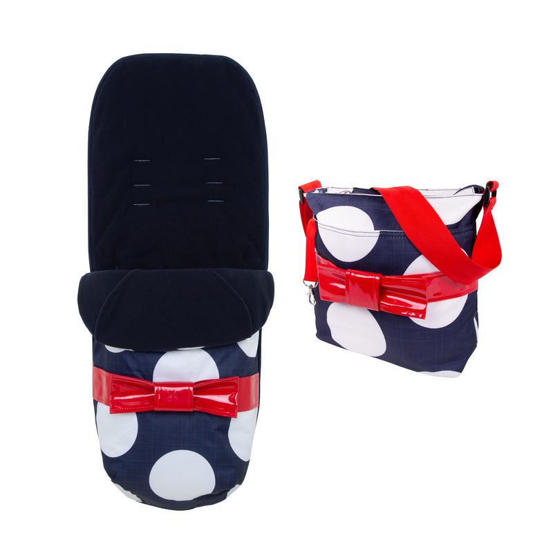 Cosatto Changing Bag and Footmuff Bundle Oh La La - Accessory Pack - Cosatto Ireland