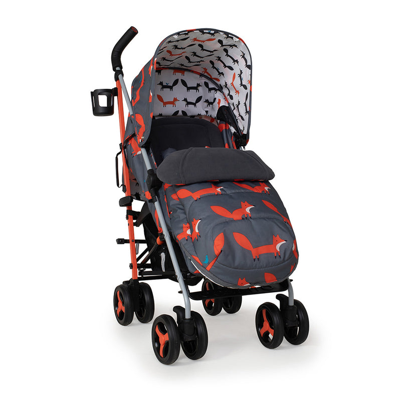 Supa 3 Stroller Charcoal Mister Fox - Stroller - Cosatto Ireland