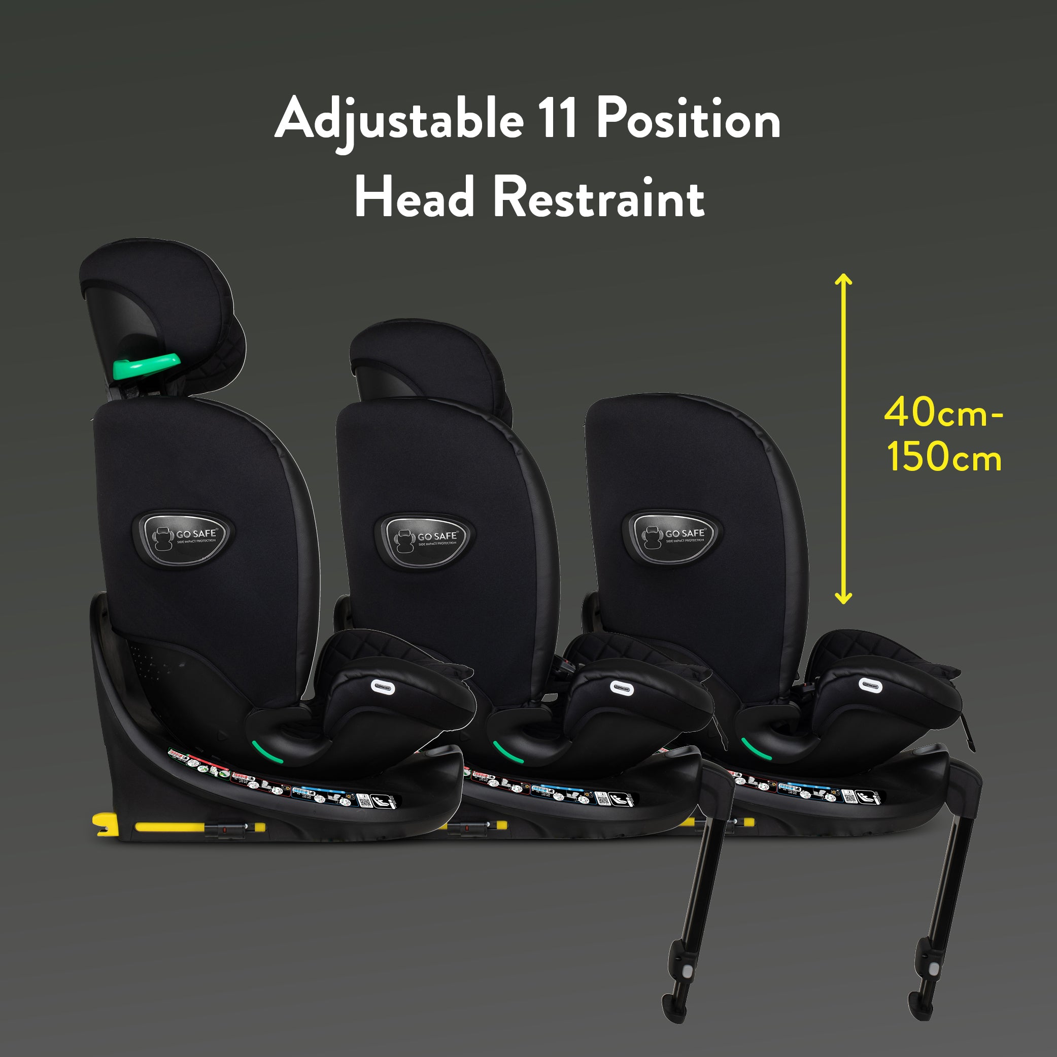 All in All Extra i-Size 360 Car Seat Silhouette