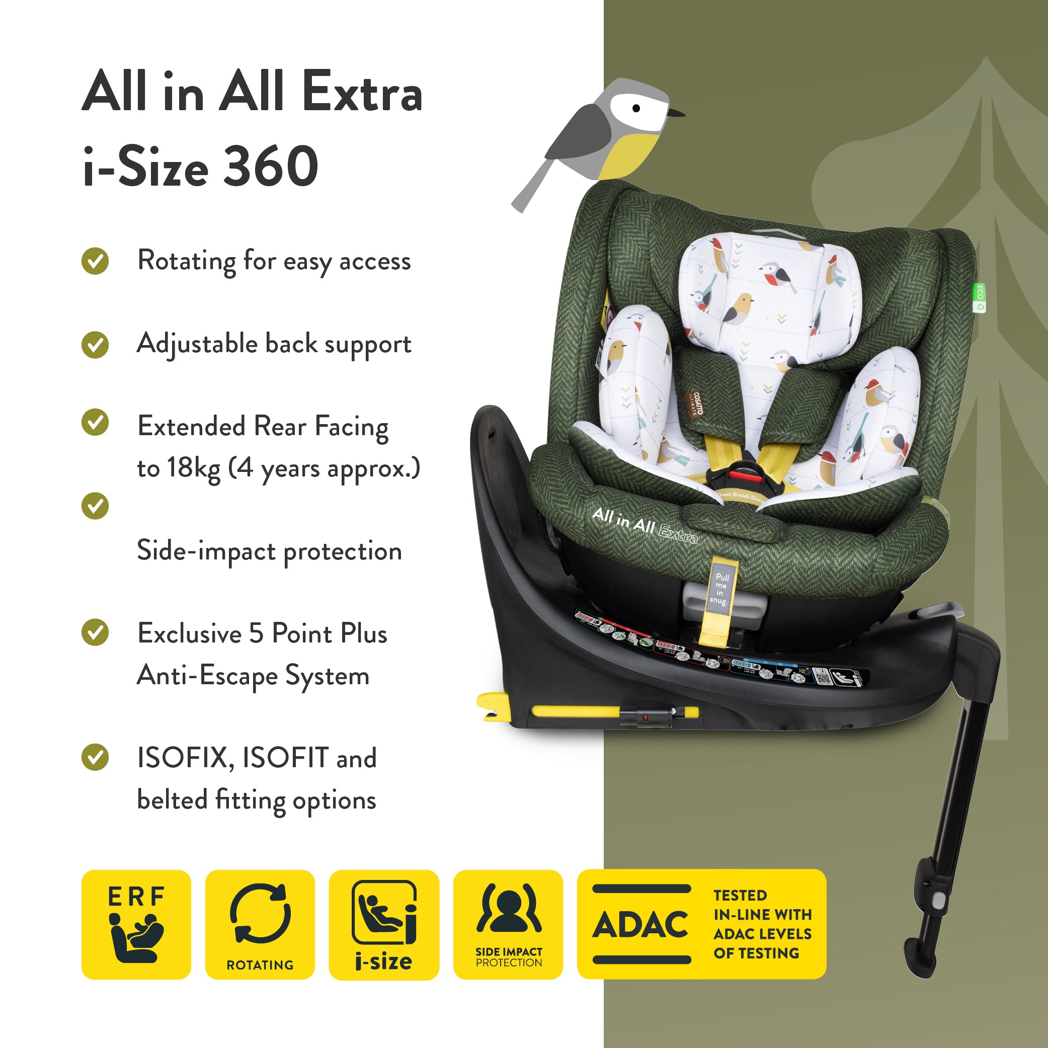 All in All Extra i-Size 360 Car Seat Bureau