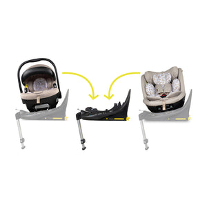 Acorn i-Size Rotating Family Bundle Whisper - Carseat - Cosatto Ireland