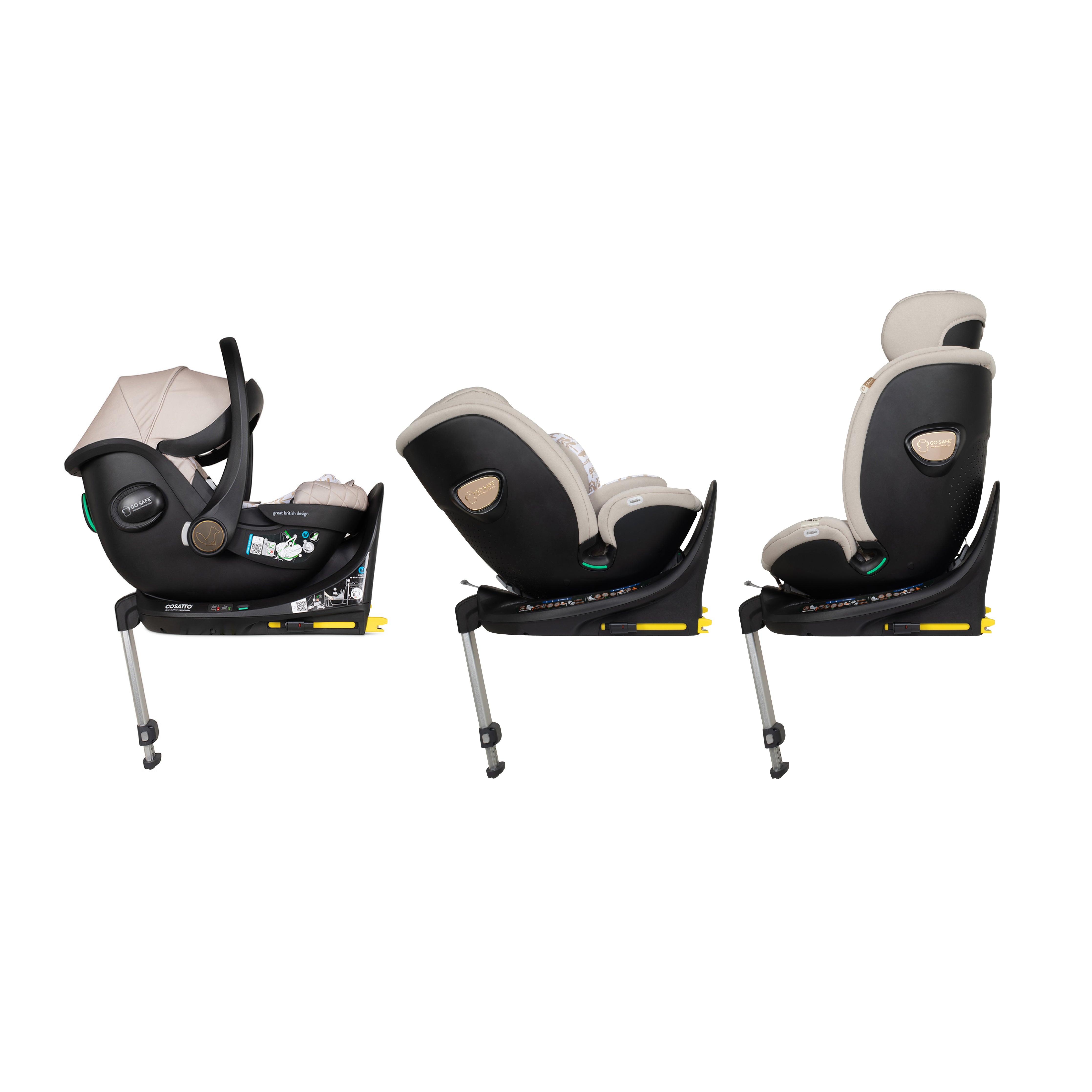 Acorn i-Size Rotating Family Bundle Whisper - Carseat - Cosatto Ireland