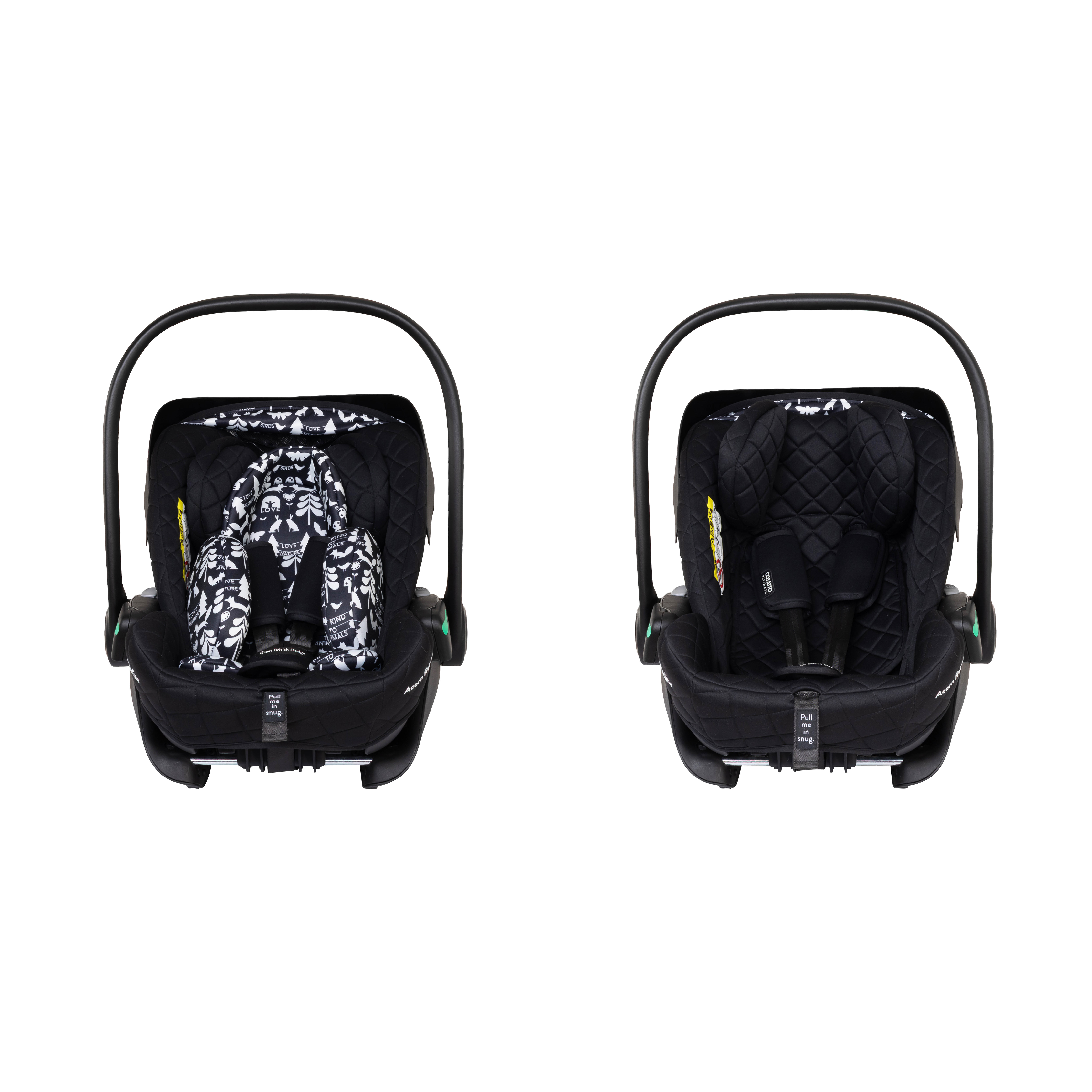 Woosh City Recline Car Seat Bundle Silhouette