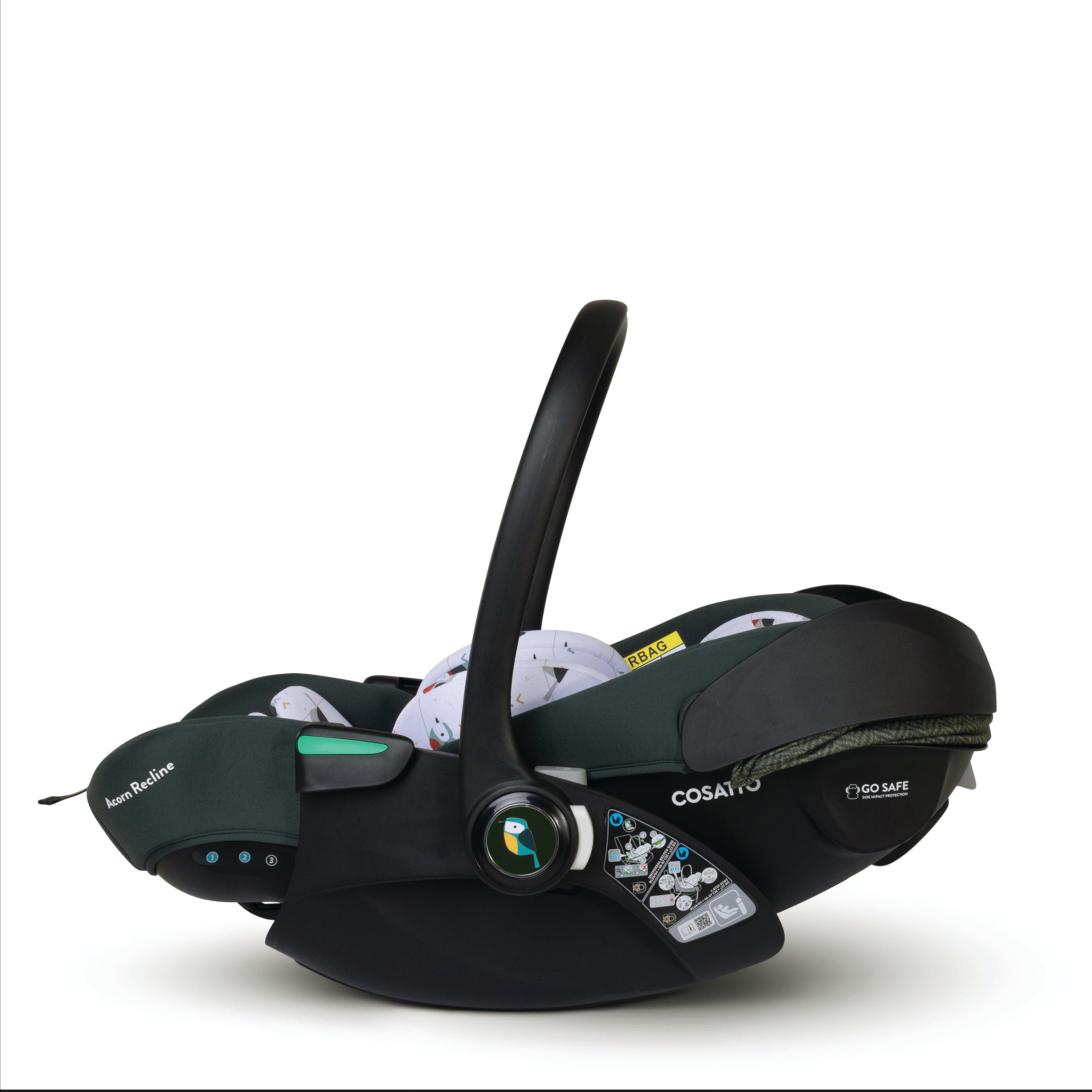 Acorn Recline i-Size 0+ Car Seat Silhouette