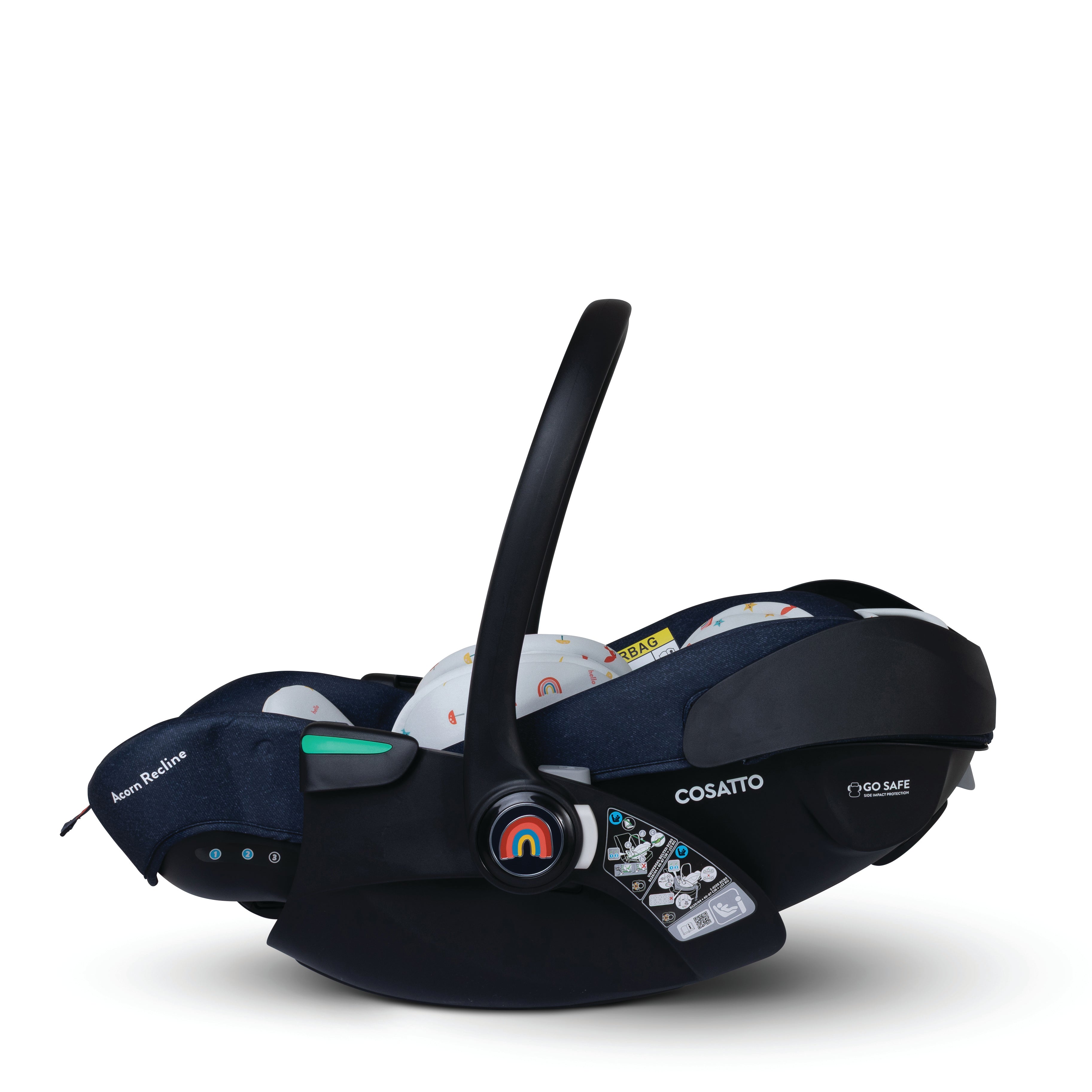 Acorn Recline i-Size 0+ Car Seat Doodle Days