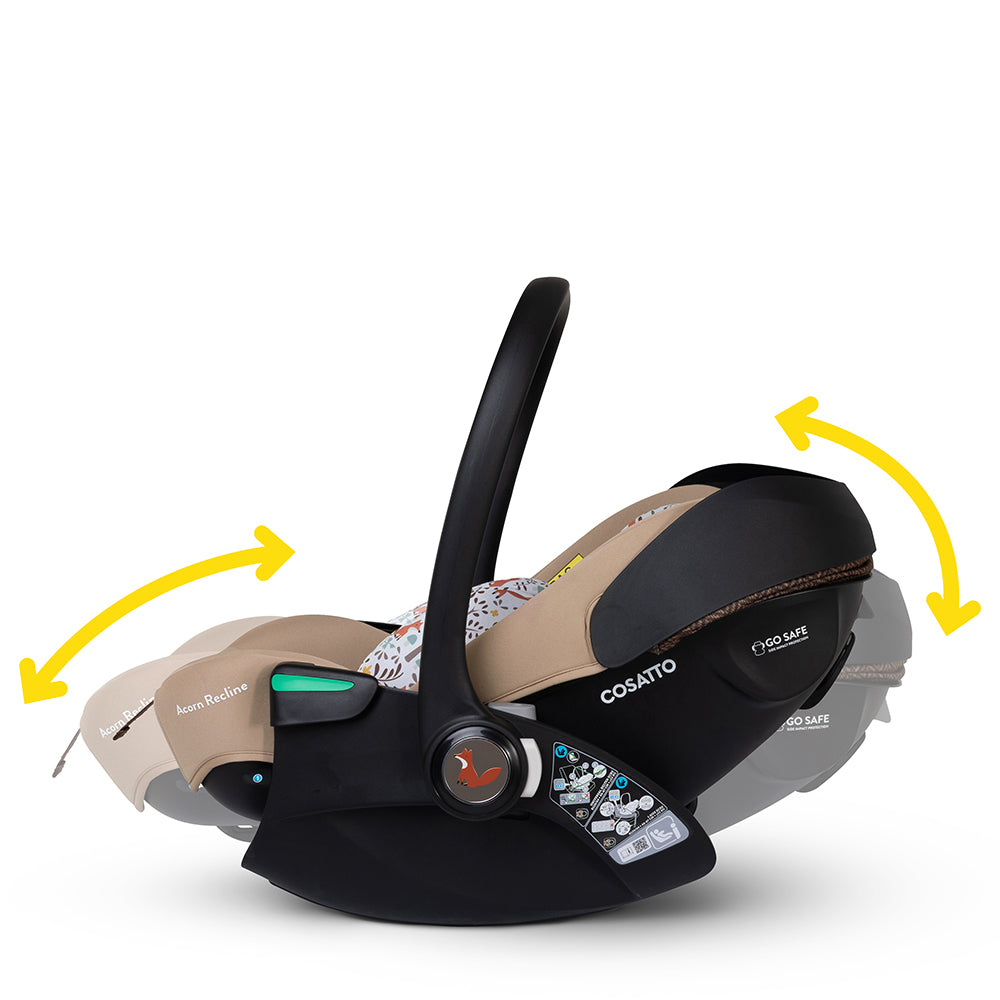 Acorn Recline i-Size 0+ Car Seat Foxford Hall