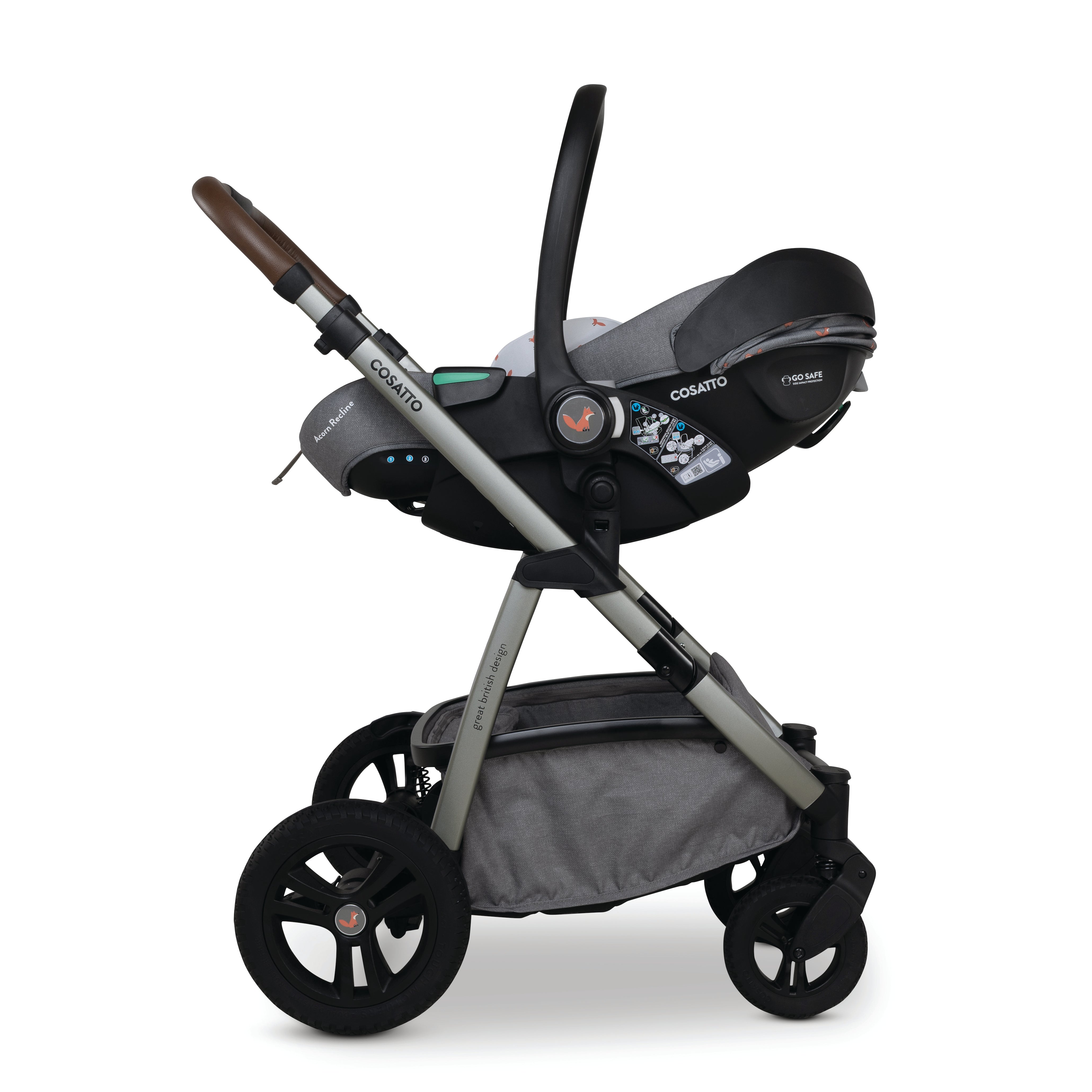 Acorn Recline i-Size 0+ Car Seat Foxling