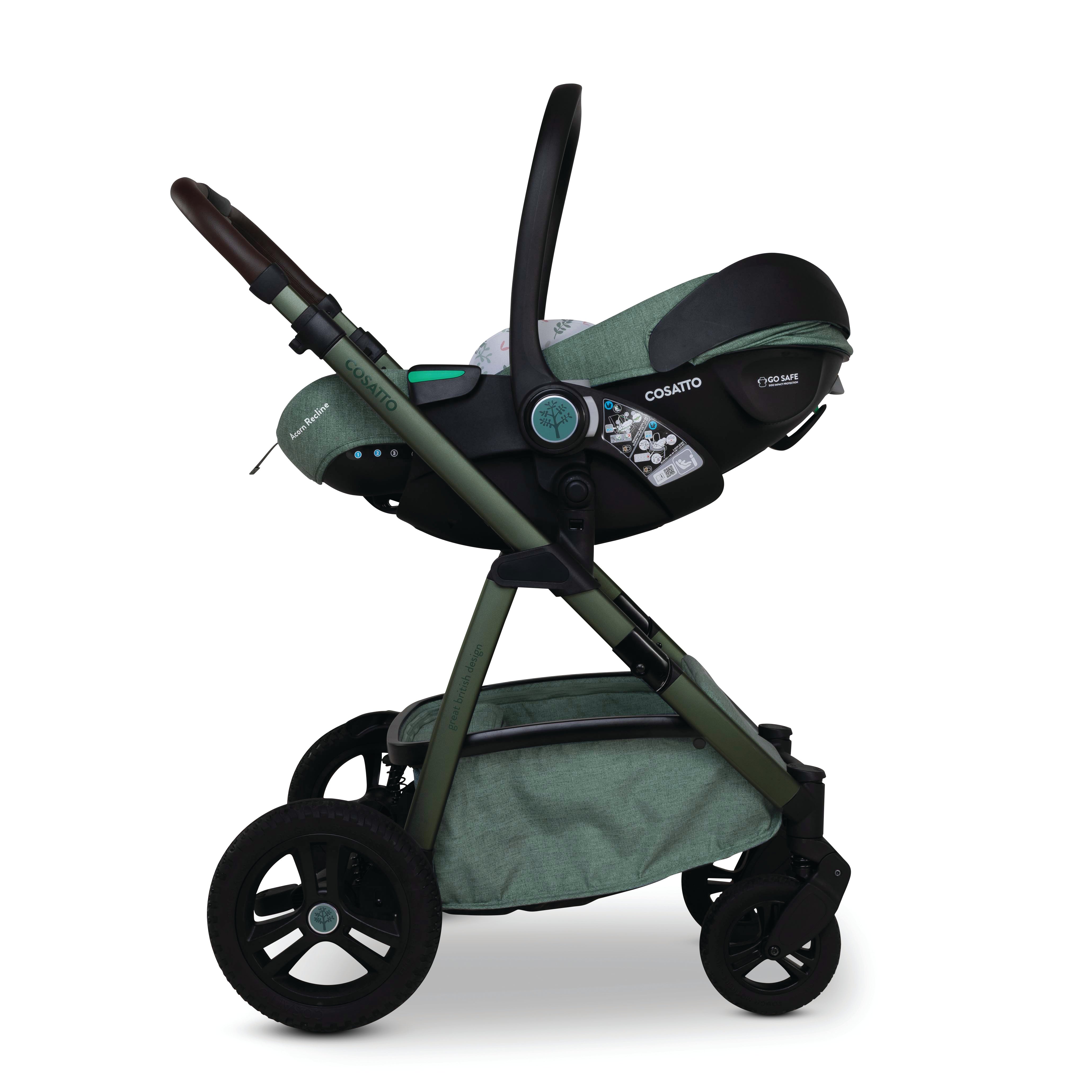 Wow 3 All Stage Family Rotate & Recline 2 Base Bundle Meadow