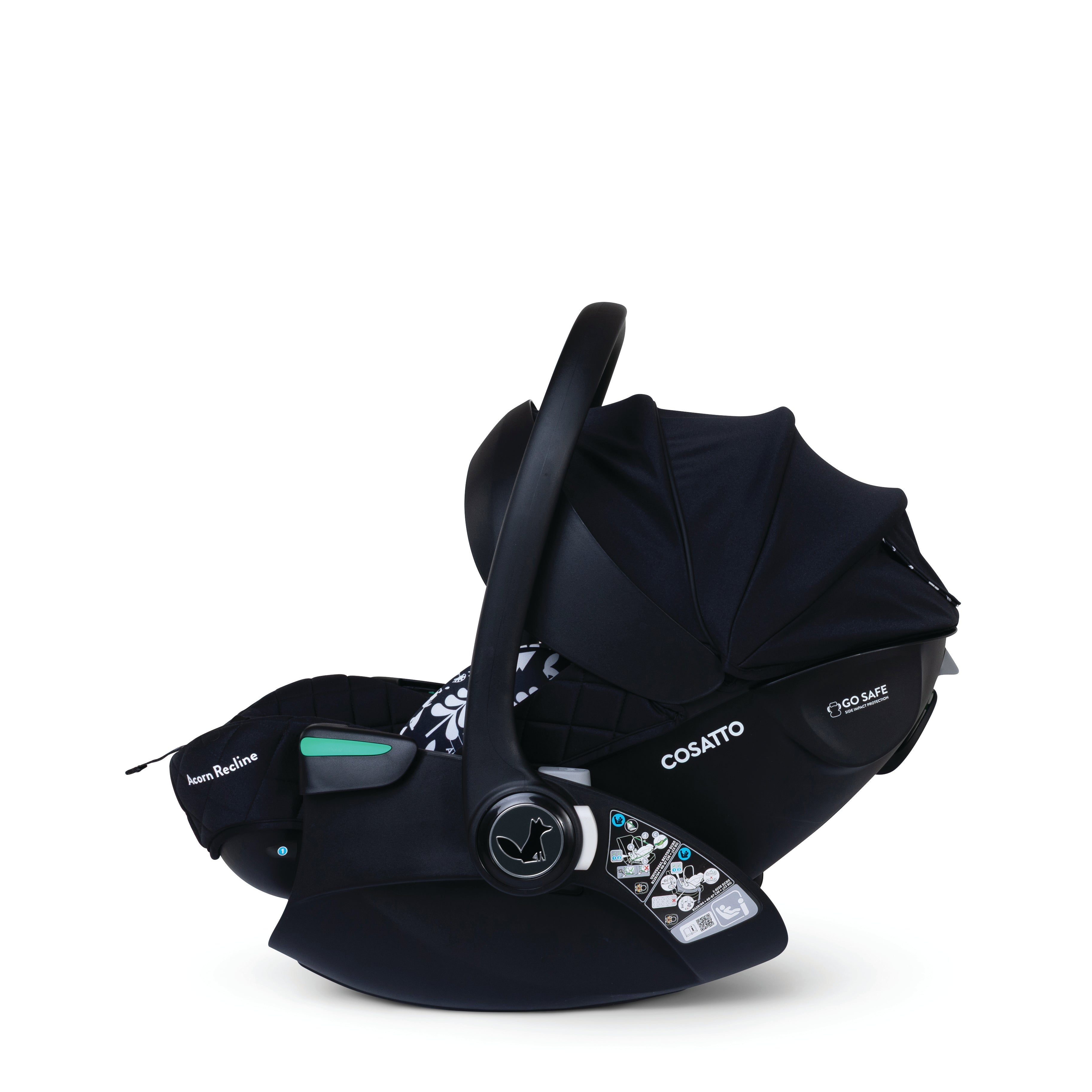 Acorn Recline i-Size 0+ Car Seat Silhouette