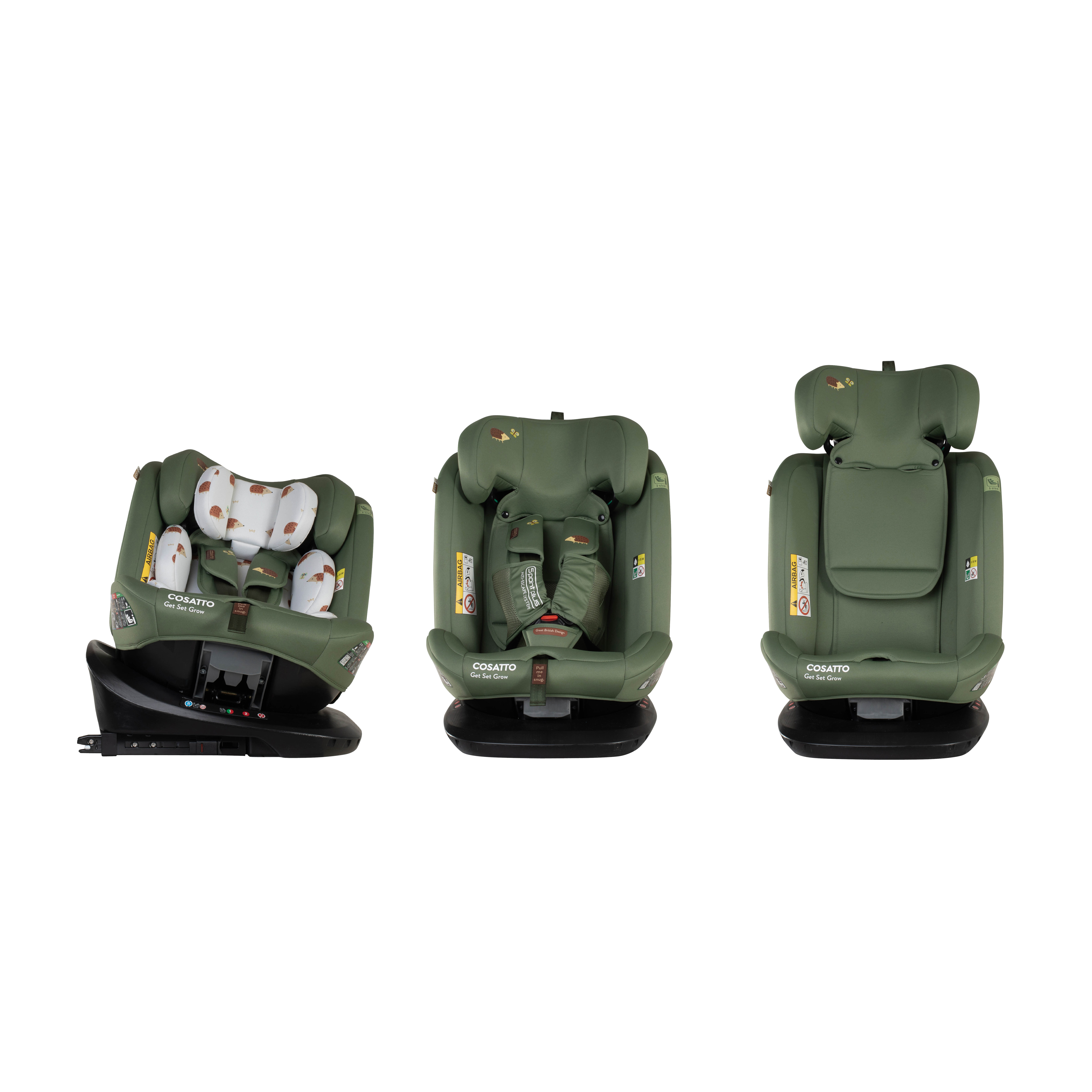 Get Set Grow i-Size 360 Car Seat Hoglet