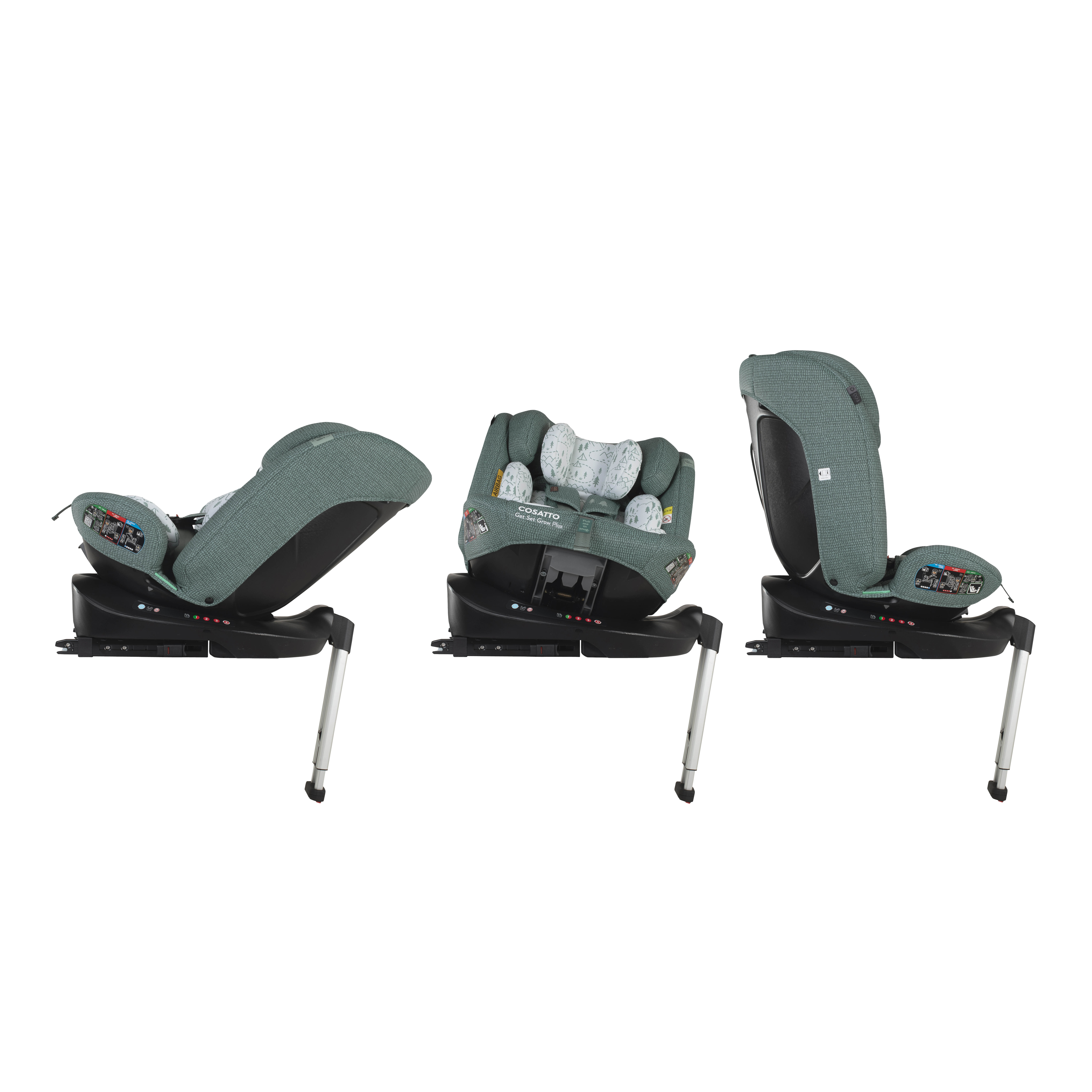 Get Set Grow Plus i-Size 360 Car Seat Tiny Treetops