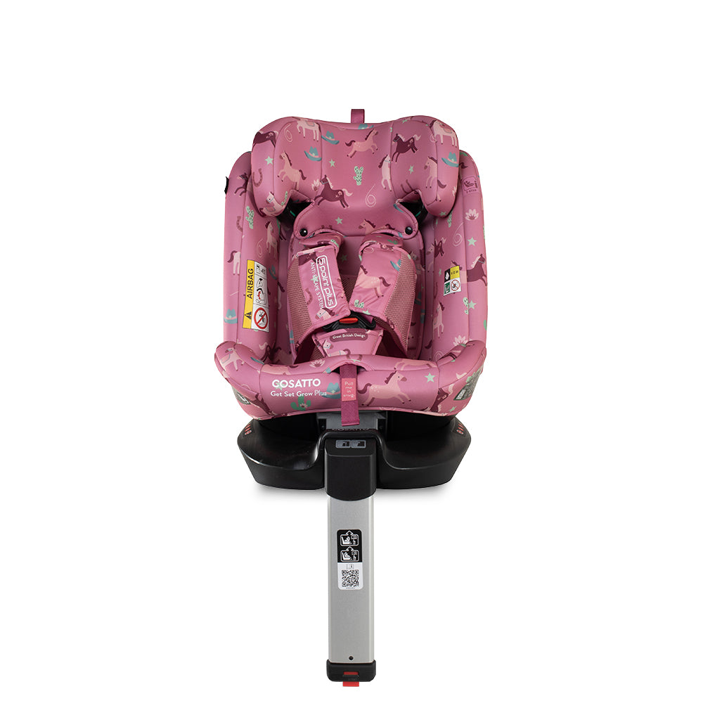 Get Set Grow Plus i-Size 360 Car Seat Pony Party