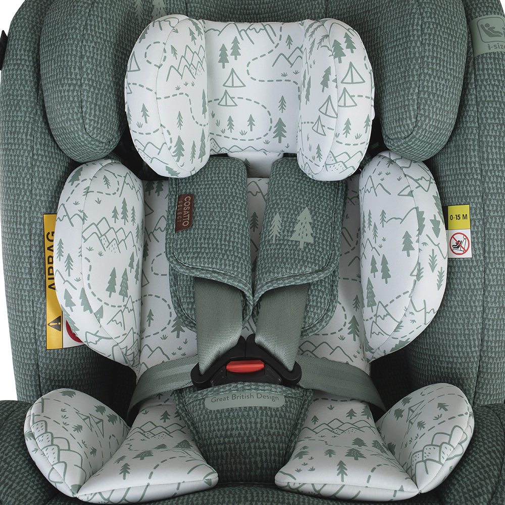 Get Set Grow Plus i-Size 360 Car Seat Tiny Treetops