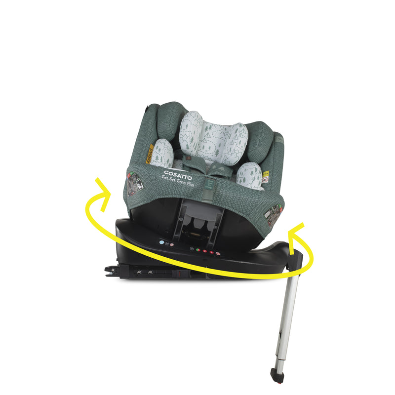 Get Set Grow Plus i-Size 360 Car Seat Tiny Treetops