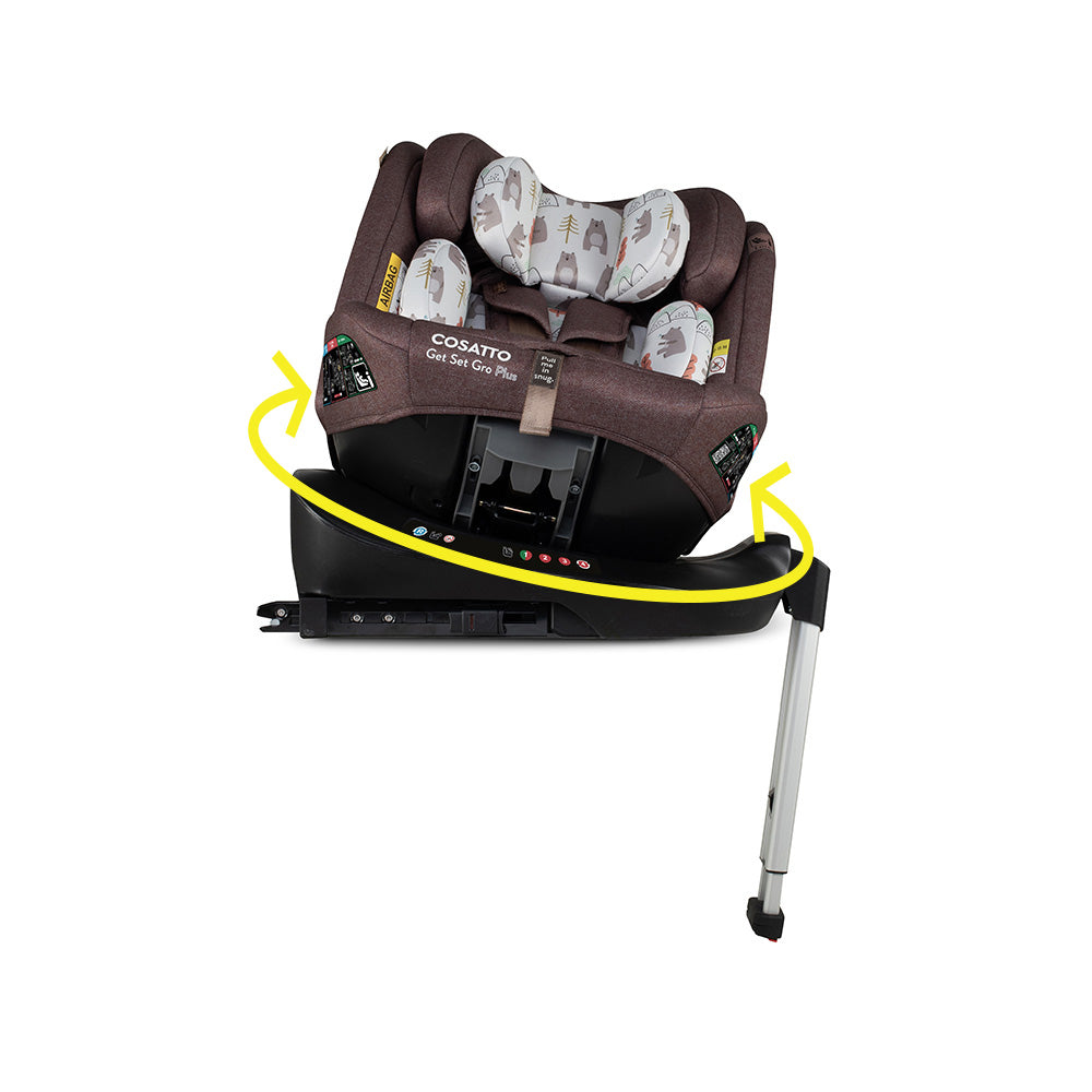 Get Set Gro Plus i-Size 360 Car Seat Bear Hug