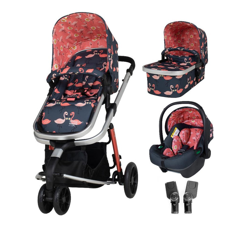 Giggle Trail 3 in 1 i-Size Pretty Flamingo - Bundle - Cosatto Ireland
