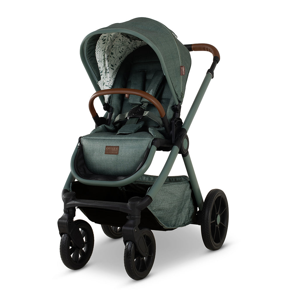 Giggle 4 Special Edition Pram and Accessory Bundle Tiny Treetops