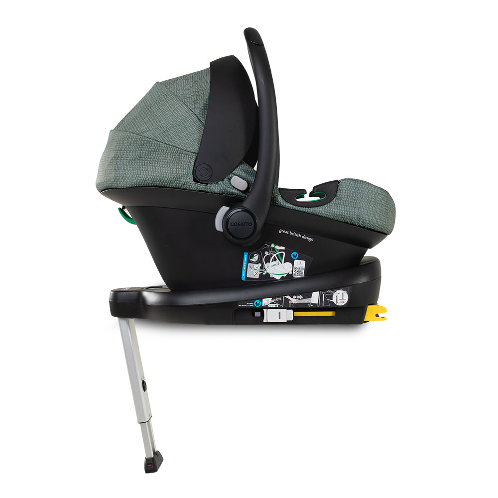 Tote i-Size Car Seat Tiny Treetops and Base