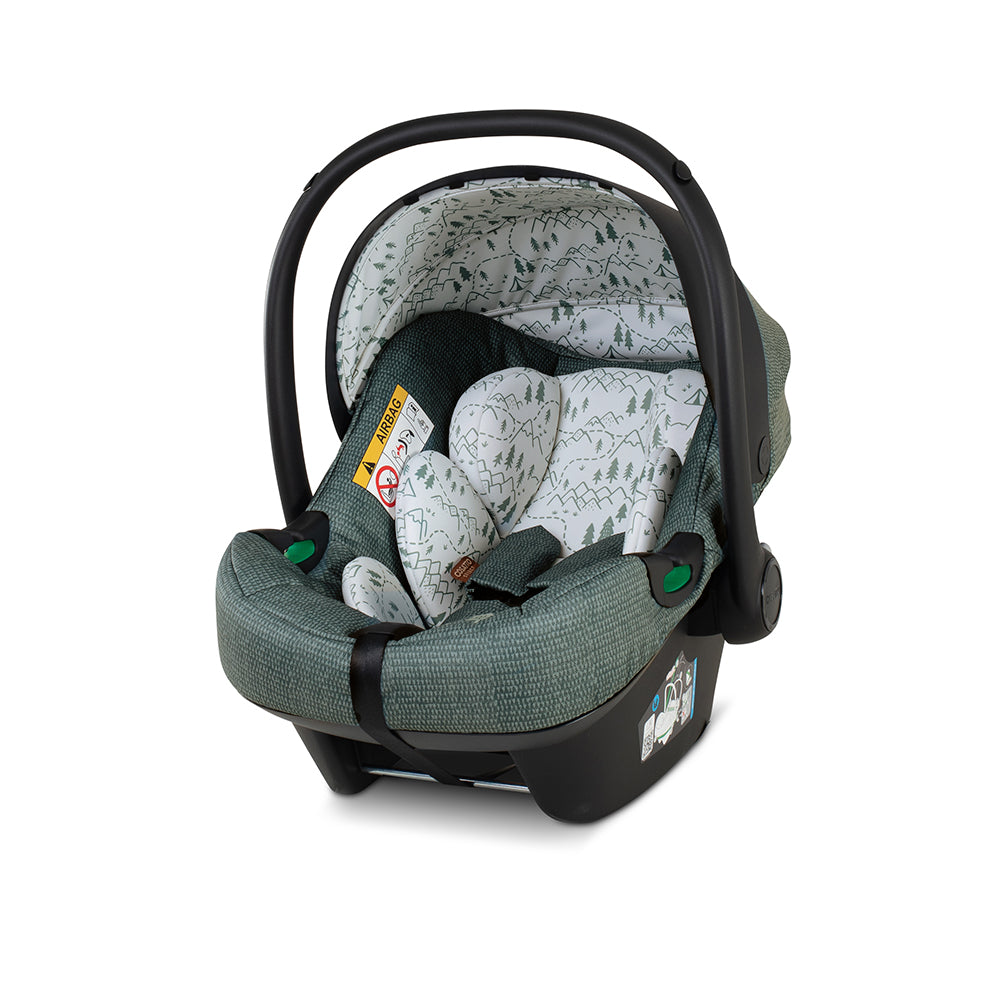 Tote i-Size Car Seat Tiny Treetops and Base