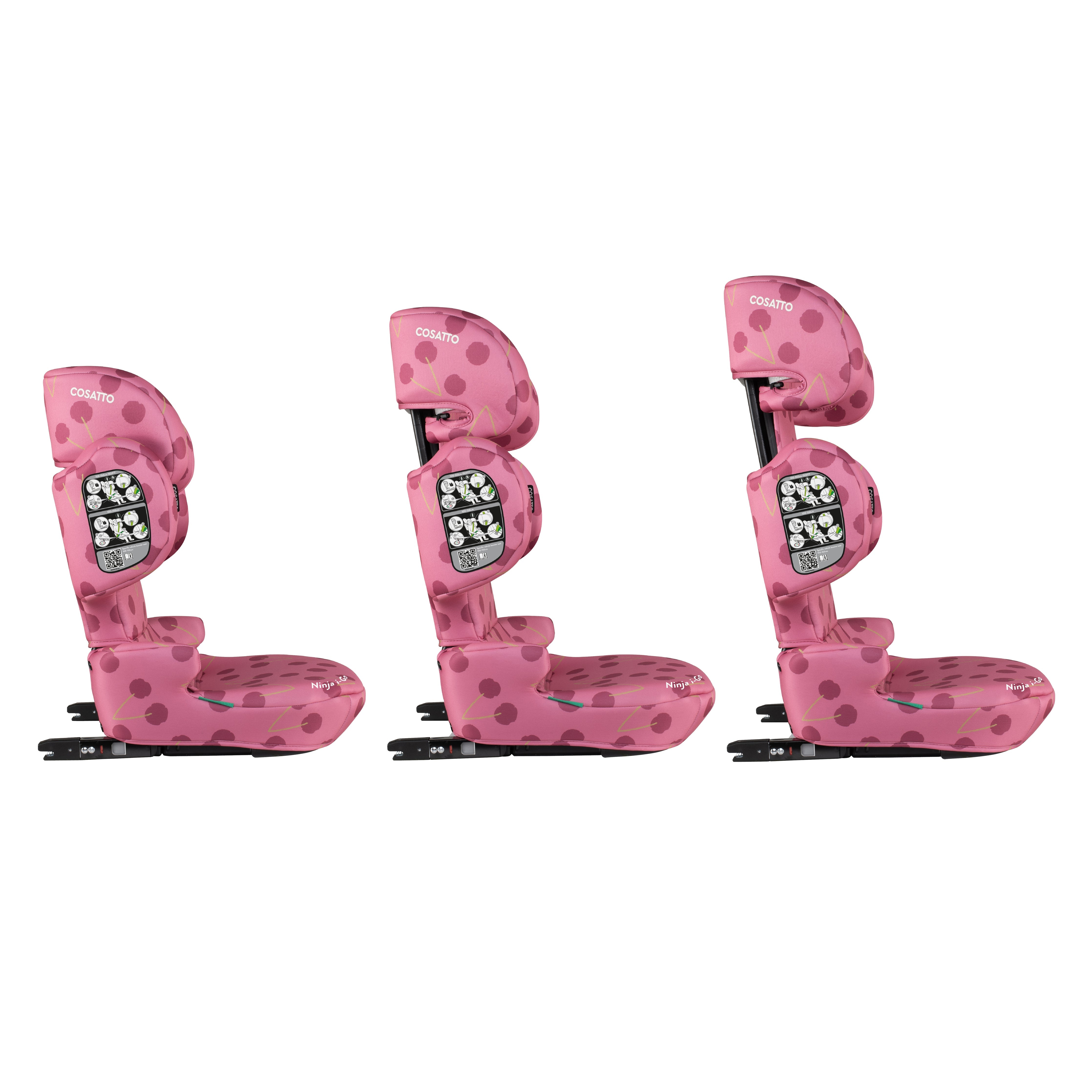 Ninja i-Go R129 Travel Car Seat Cherry Pie