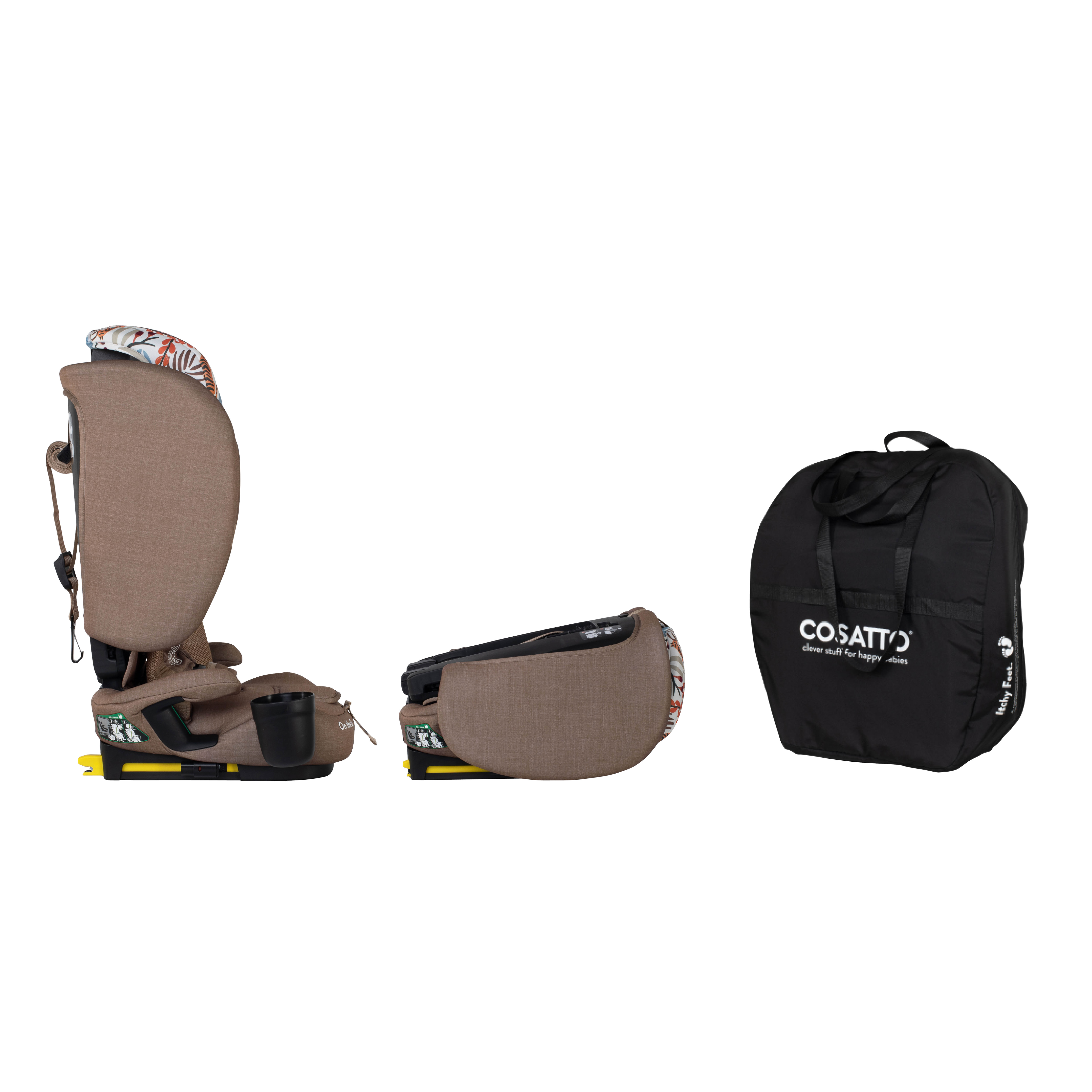 On The Go i-Size Travel Car Seat Tiger Tale