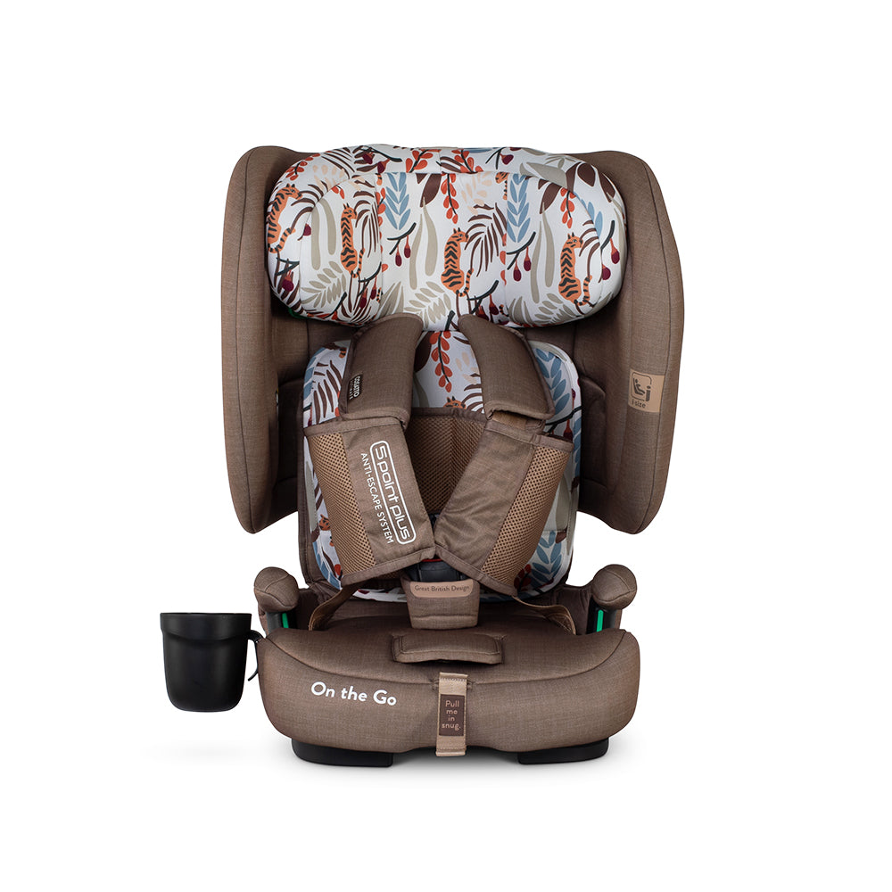 On The Go i-Size Travel Car Seat Tiger Tale