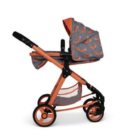 Giggle Quad Dolls Pram Charcoal Mister Fox