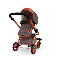 Giggle Quad Dolls Pram Charcoal Mister Fox