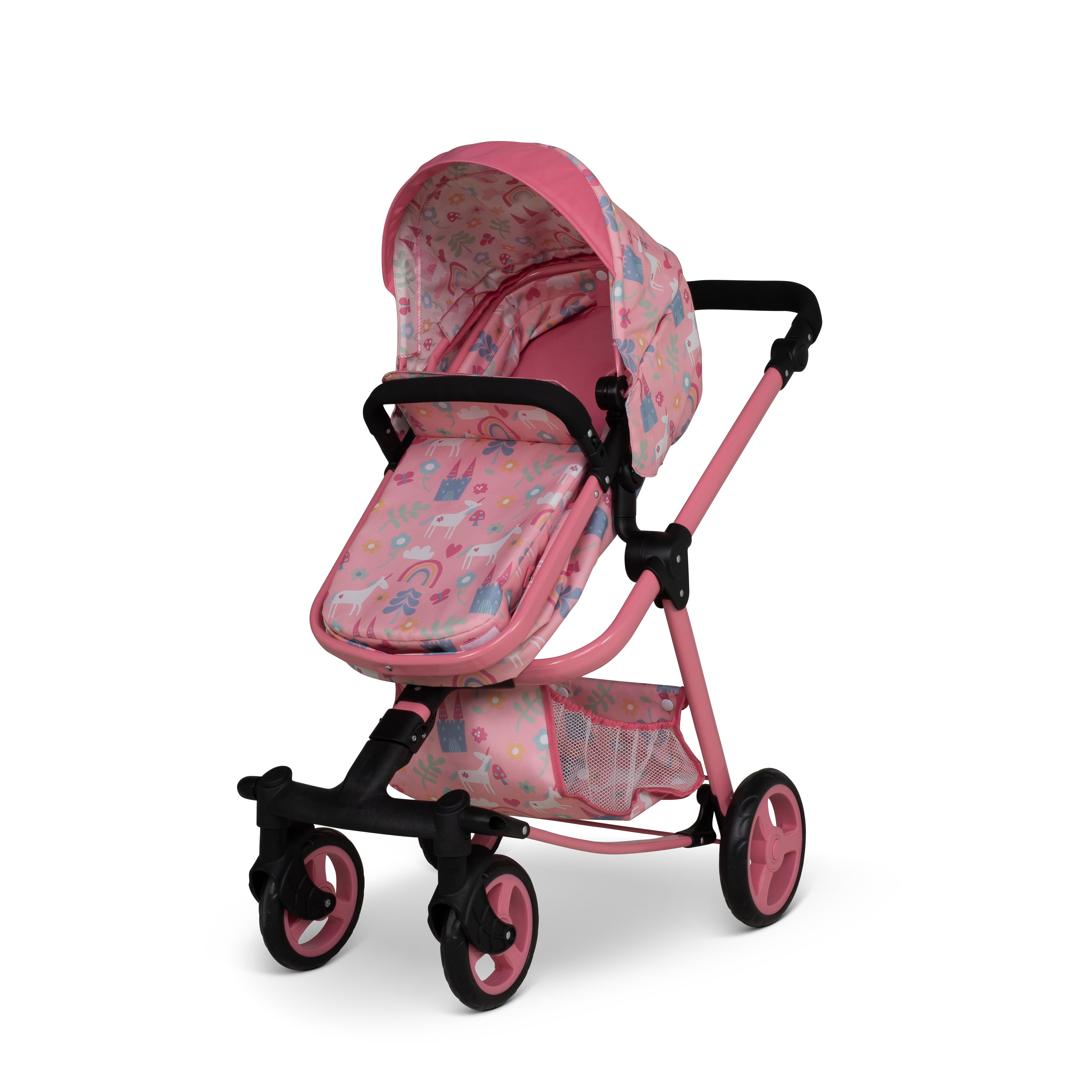Giggle Quad Dolls Pram Unicorn