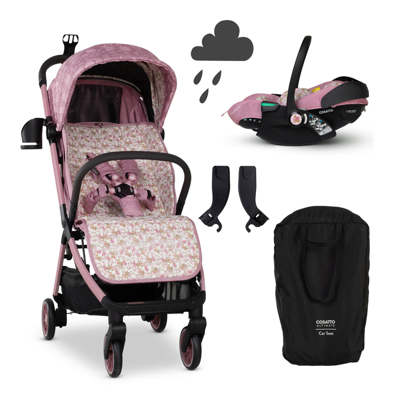 Woosh City Recline Car Seat Bundle Camille