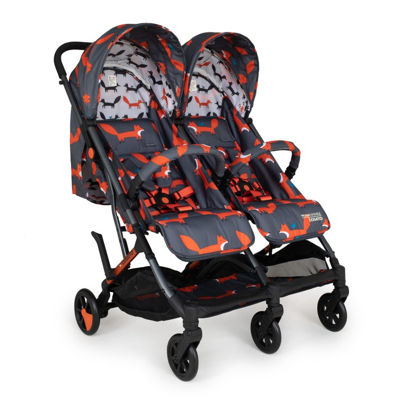 Woosh Double Stroller Mister Fox - Stroller - Cosatto Ireland