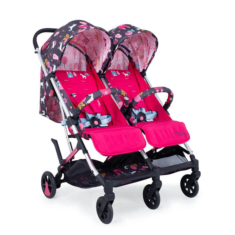 Woosh Double Stroller Unicorn Land - Stroller - Cosatto Ireland