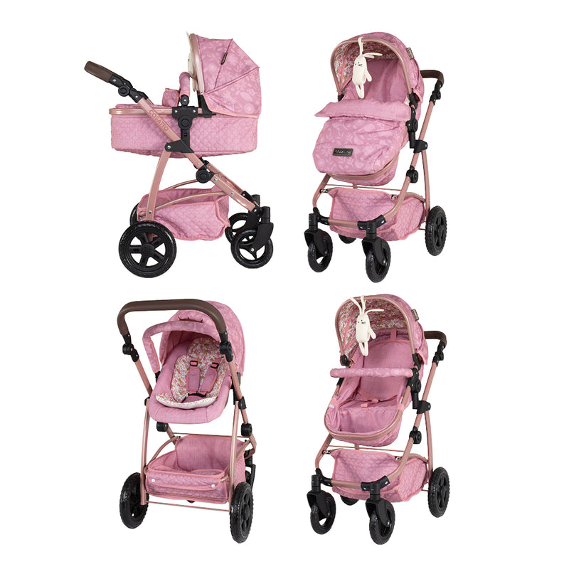 Wow 3 in 1 Dolls Pram Travel System Bundle Camille - Dolls Pram - Cosatto Ireland