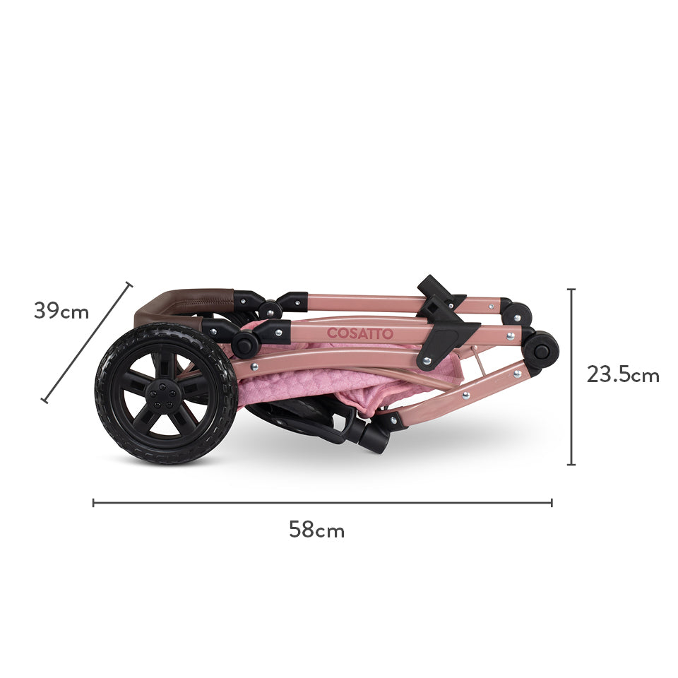 Wow 3 in 1 Dolls Pram Travel System Bundle Camille - Dolls Pram - Cosatto Ireland