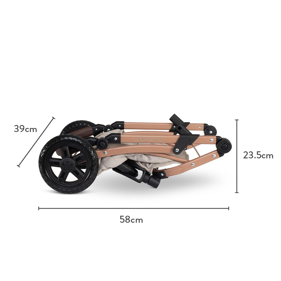 Wow 3 in 1 Dolls Pram Travel System Bundle Whisper - Dolls Pram - Cosatto Ireland