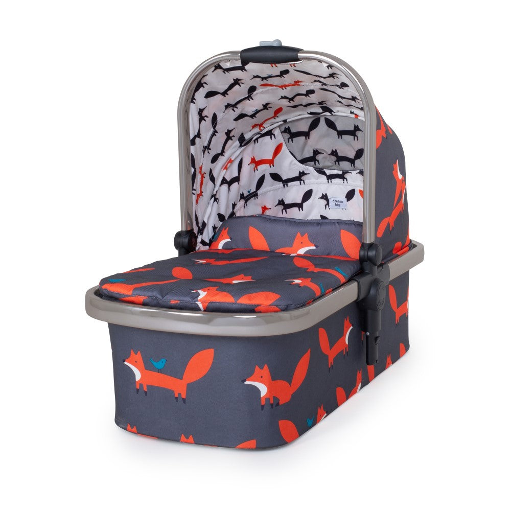Wow XL Carrycot Charcoal Mister Fox