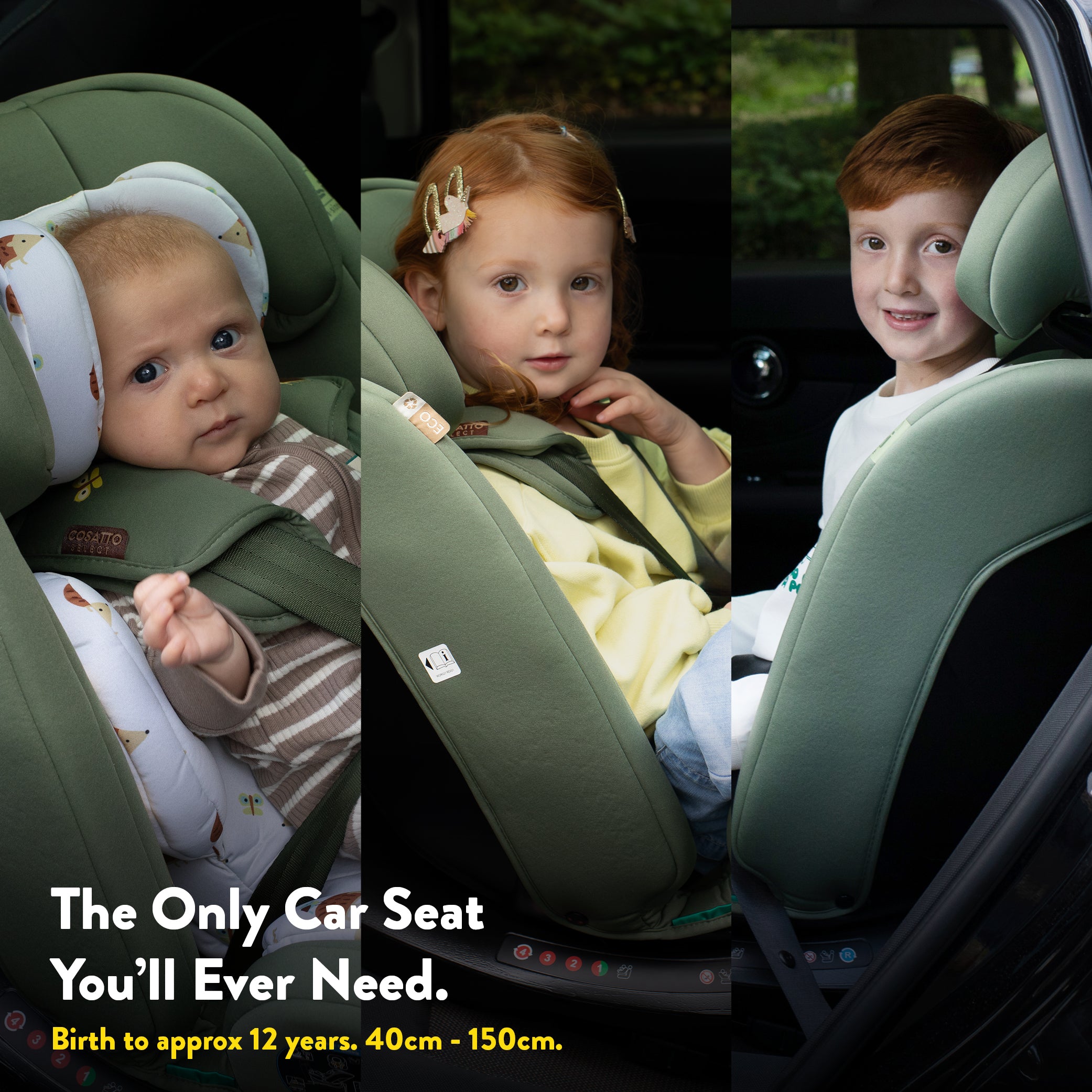 Get Set Grow Plus i-Size 360 Car Seat Pony Party