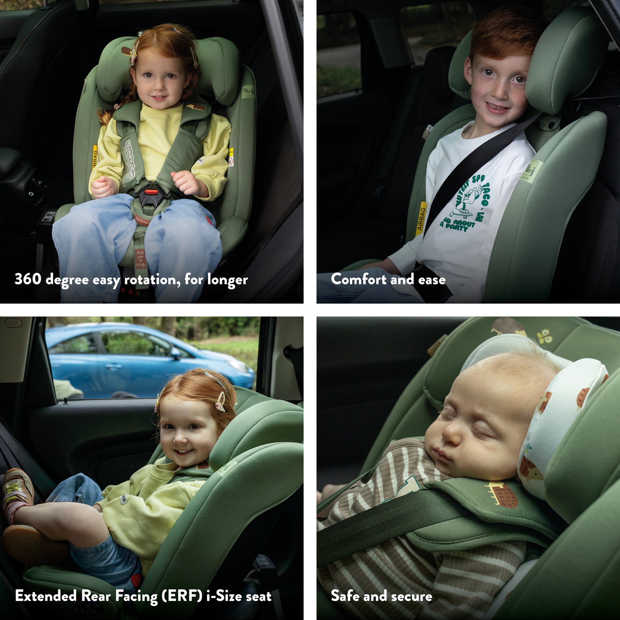 Get Set Grow Plus i-Size 360 Car Seat Pony Party