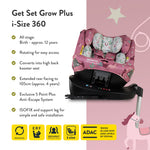 Get Set Grow Plus i-Size 360 Car Seat Pony Party