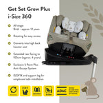 Get Set Grow Plus i-Size 360 Car Seat Hushmouse