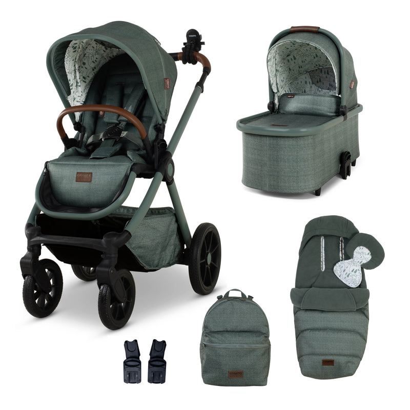 Giggle 4 Special Edition Pram and Accessory Bundle Tiny Treetops
