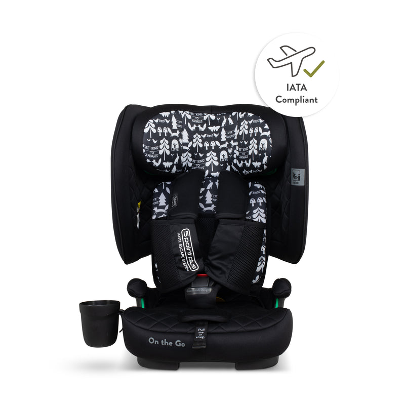 On The Go i-Size Travel Car Seat Silhouette