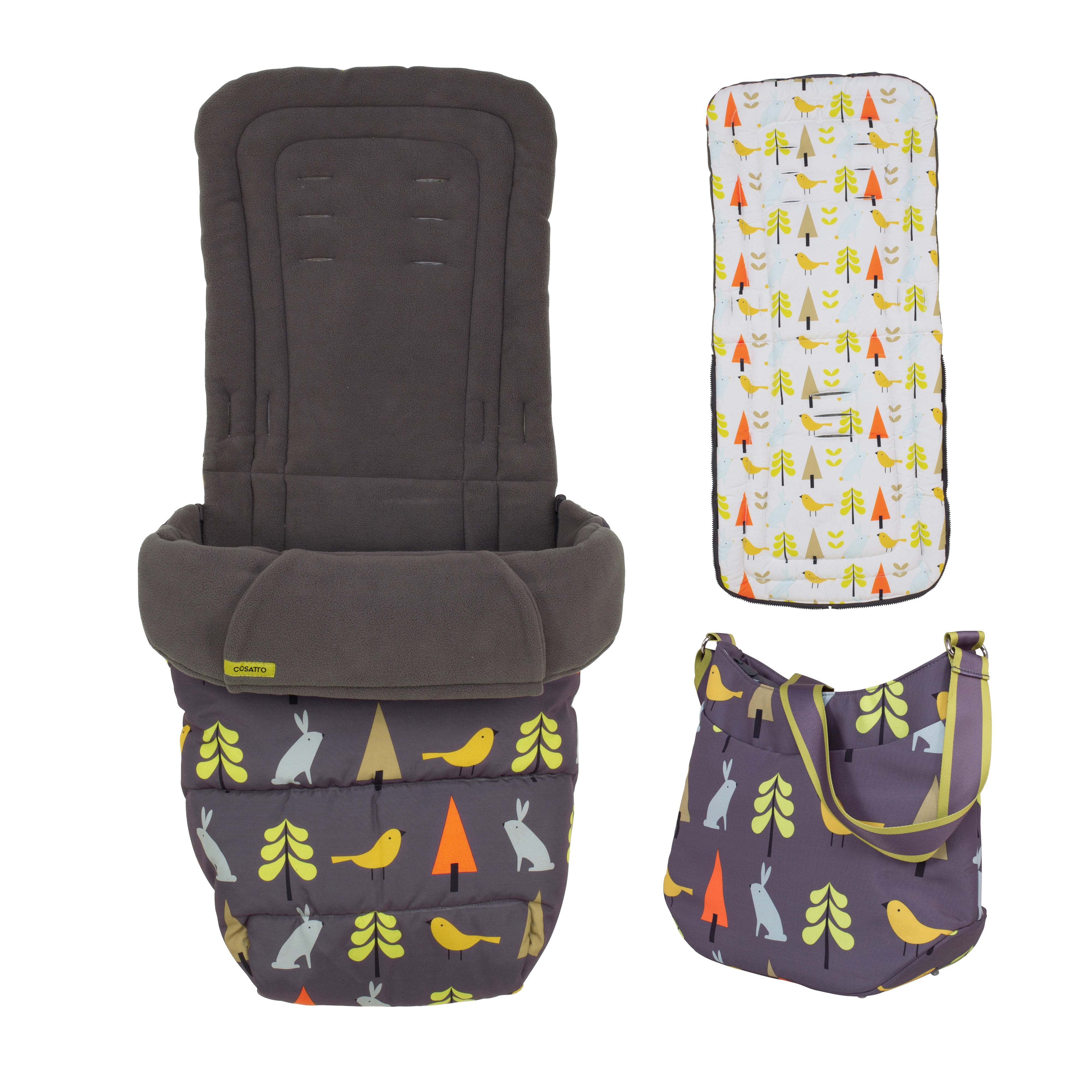 Cosatto Changing Bag and Footmuff Bundle I-Spy
