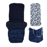 Cosatto Changing Bag and Footmuff Bundle Lunaria Ink