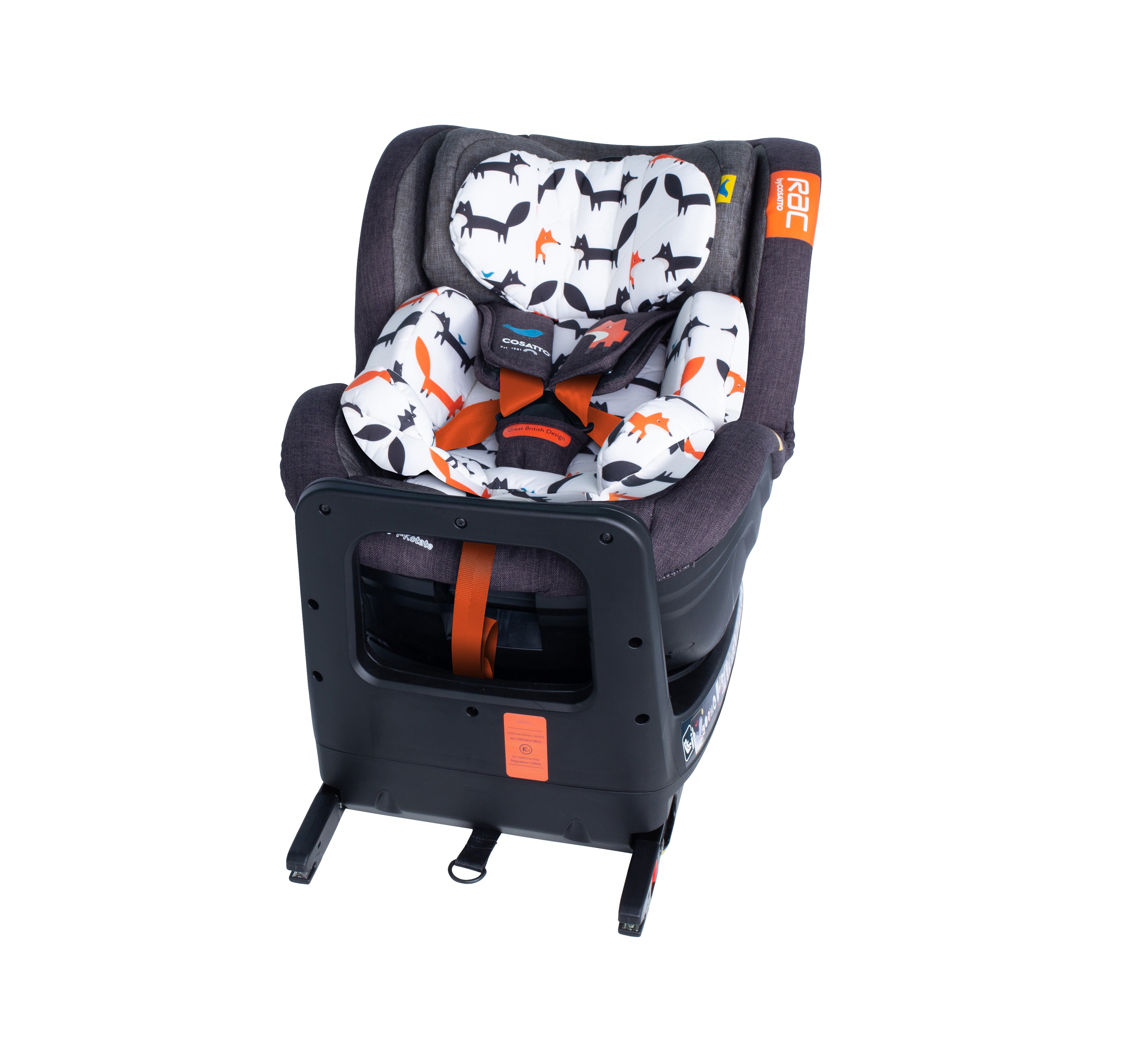 Come and Go I-Rotate I-Size Car seat Mister Fox