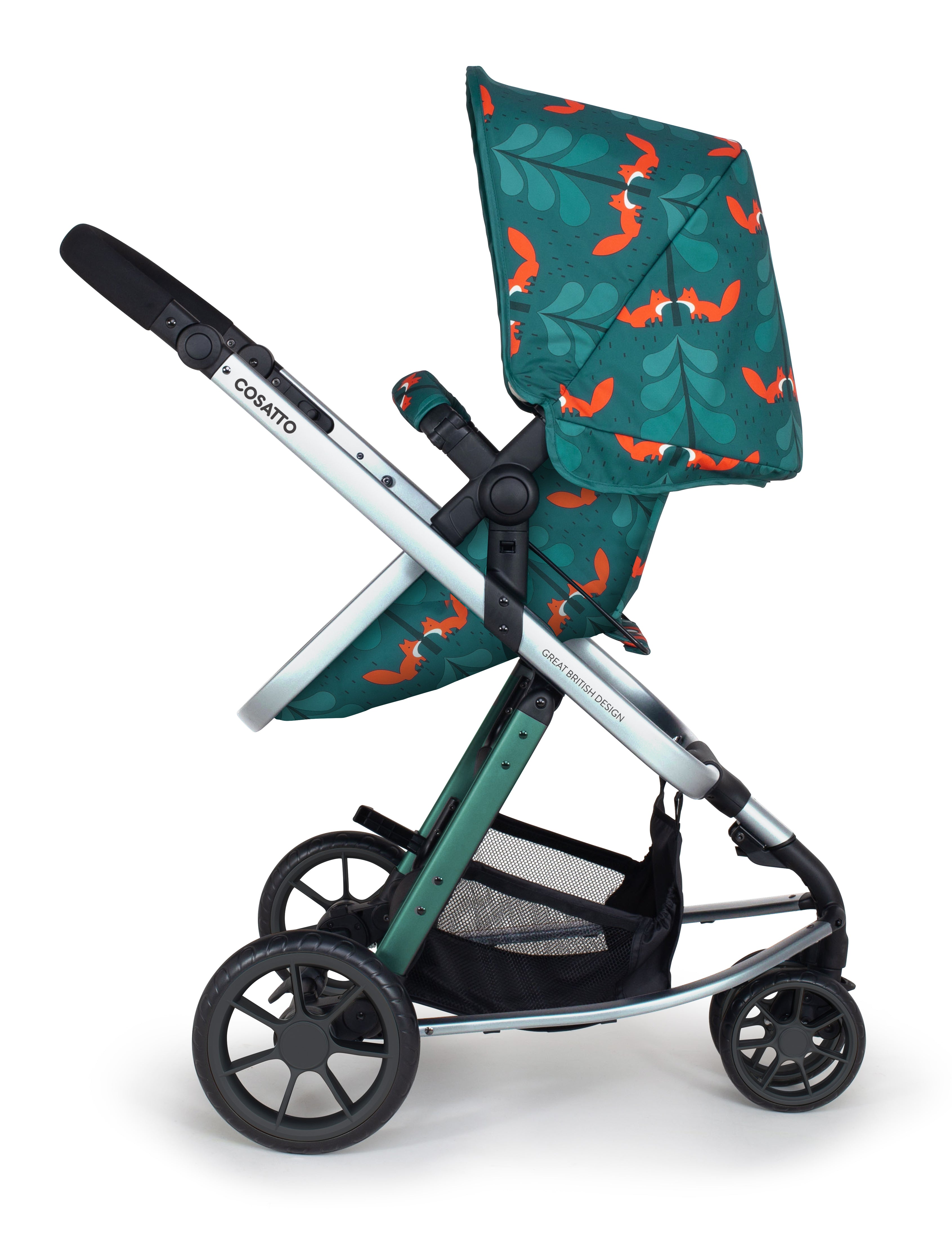 Giggle 2 in 1 i-Size Bundle Fox Friends