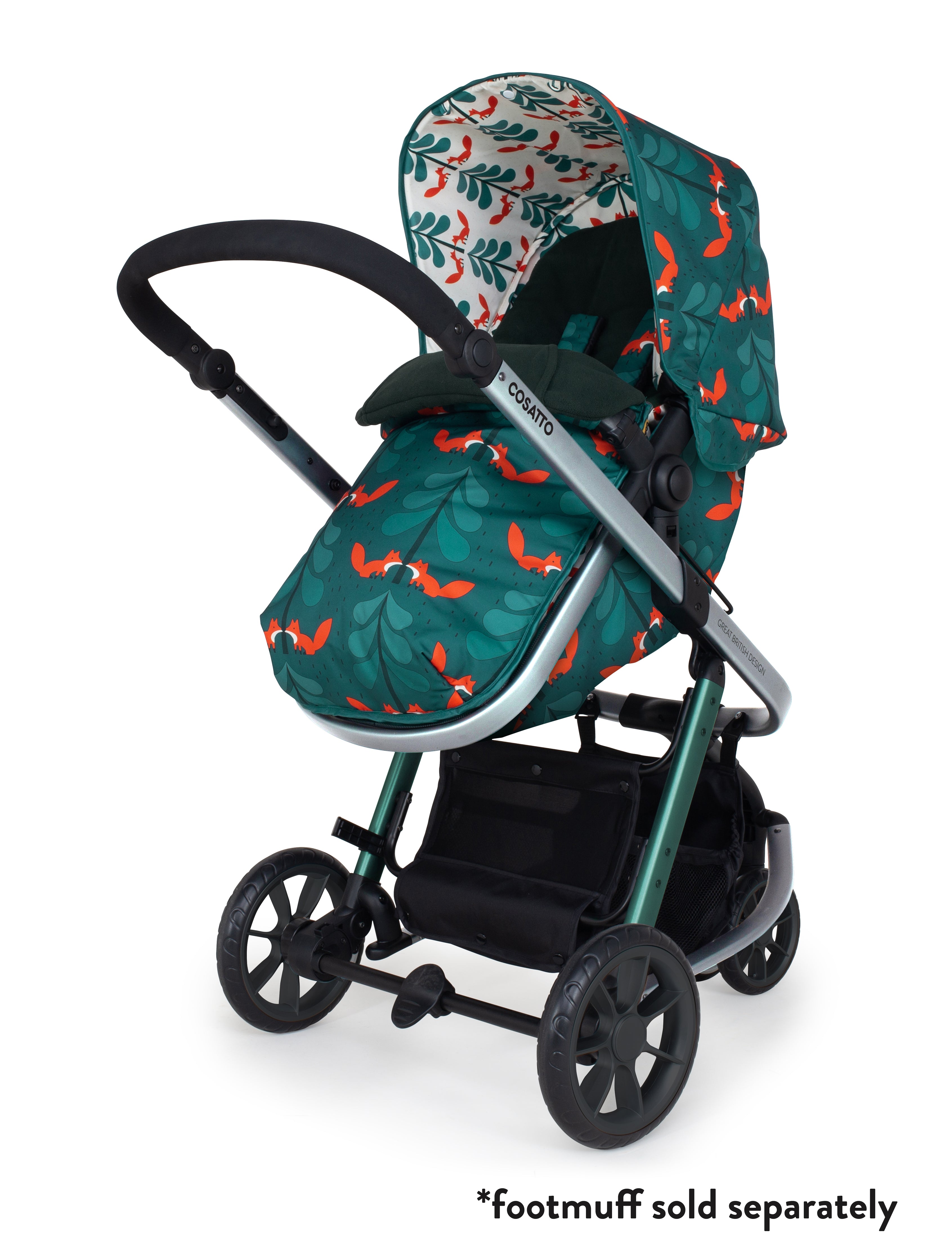 Giggle 2 in 1 i-Size Bundle Fox Friends