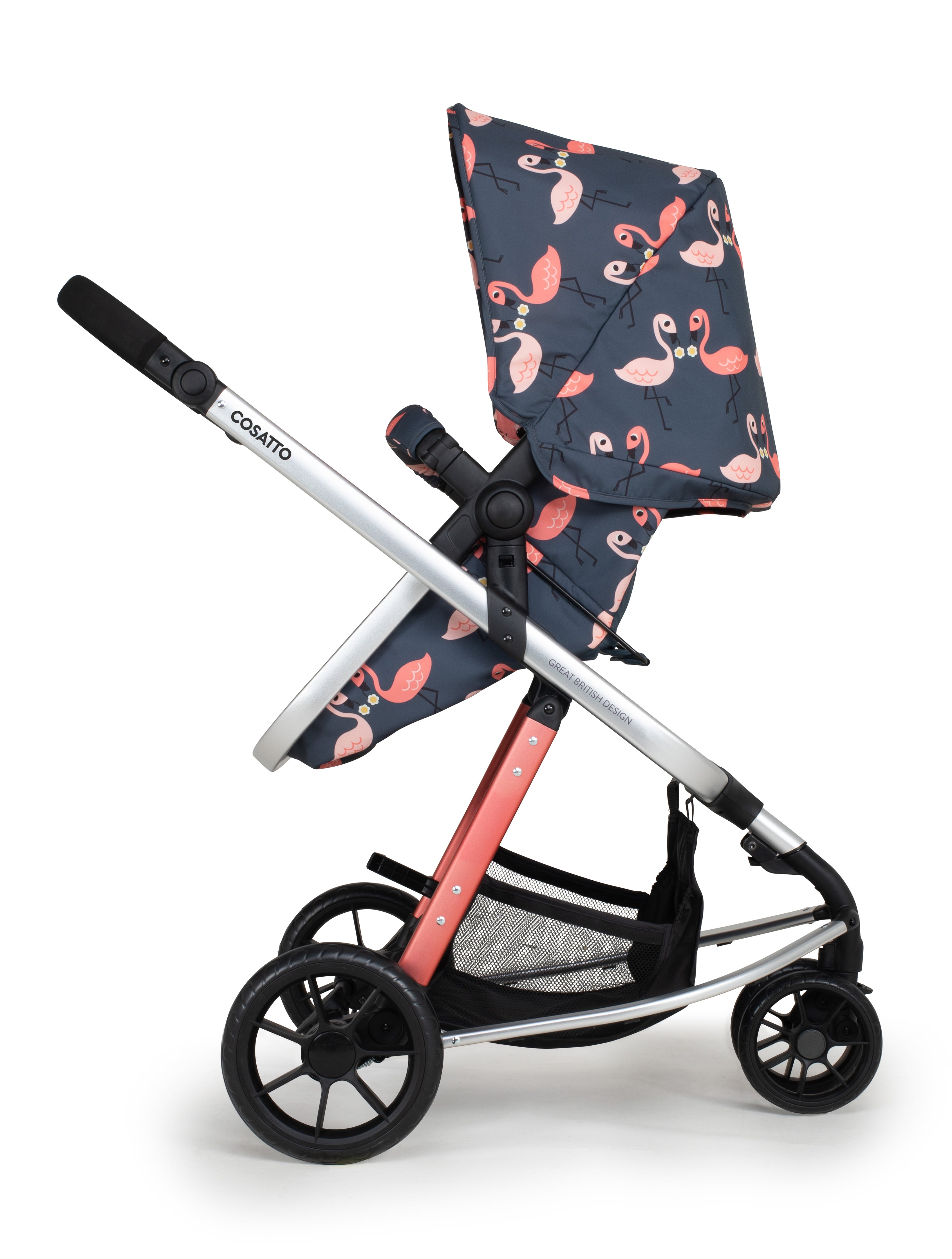 Giggle 2 in 1 i-Size Bundle Pretty Flamingo