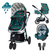 Giggle 2 in 1 i-Size Bundle Fox Friends